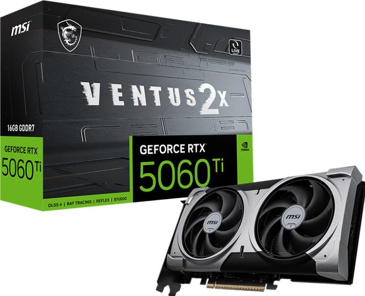 Produktbild MSI GeForce RTX 5060 Ti VENTUS 2X PLUS (16 GB)
