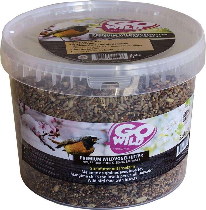 Image du produit GoWild Nourriture à base de paille avec des insectes (1 x, 2.50 kg)