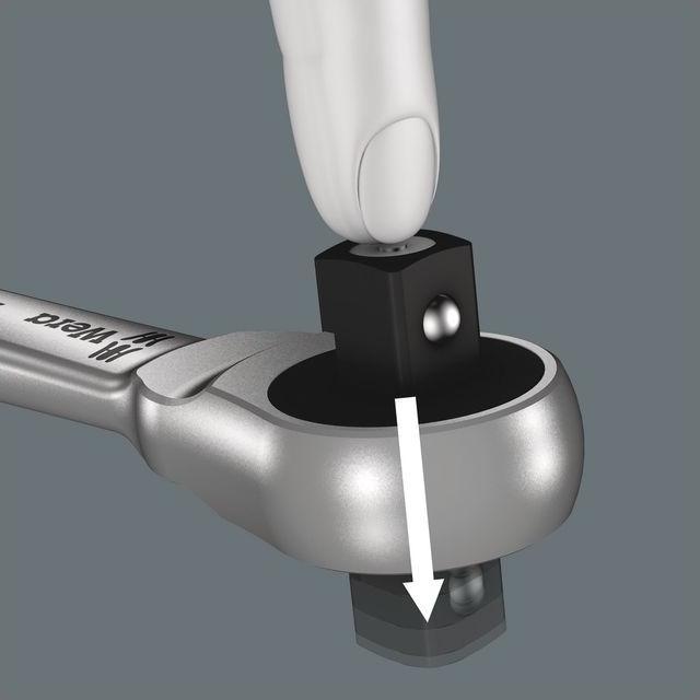 Actual product image Wera 8003 A Zyklop Metal Ratchet (1/4")