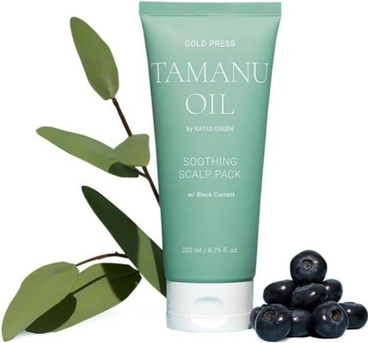 Immagine prodotto Rated Green Impacco lenitivo per il cuoio capelluto all'olio di Tamanu pressato a freddo (200 ml)