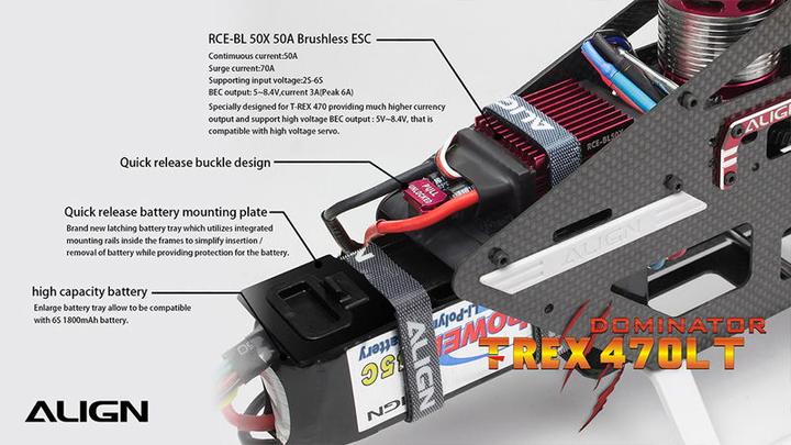 Image du produit Align T-REX 470LT Dominator Combo