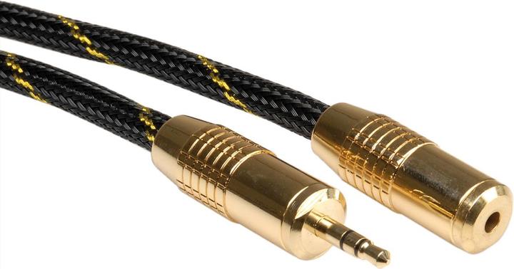 Produktbild Roline GOLD Stereo-Klinke Verlängerungskabel (5 m, 3.5mm Klinke (AUX))
