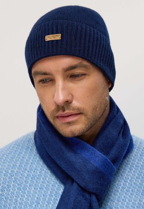 Image du produit Bellemere Headgear Ribbed Lambswool Beanie (Taille unique)