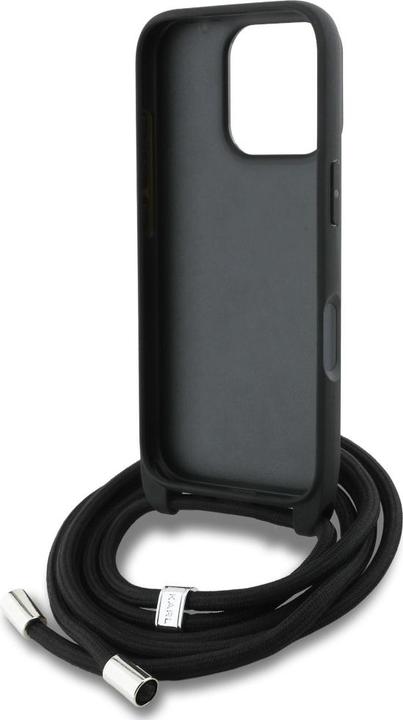 Image du produit Karl Lagerfeld Case Crossbody Grained Pattern & Logo for iPhone 16 Pro Max grey (Apple iPhone 16 Pro Max)