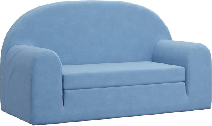 vidaXL Divano letto per bambini a 2 posti in morbido peluche (Divano per bambini)