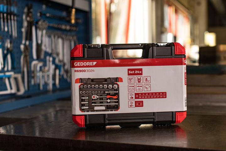 Actual product image Gedore Red Socket wrench set /2 SW032mm