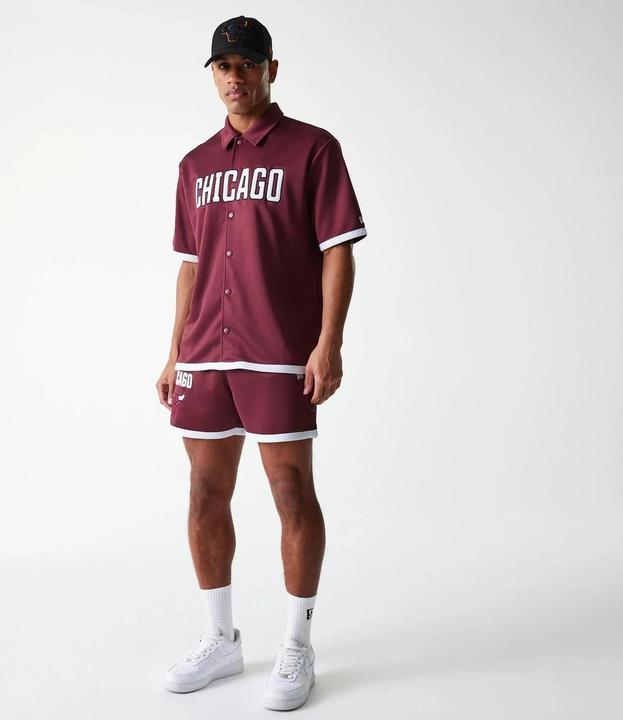 Actual product image New Era Snap Button Shirt - WARUM UP Chicago Bulls - S (S)