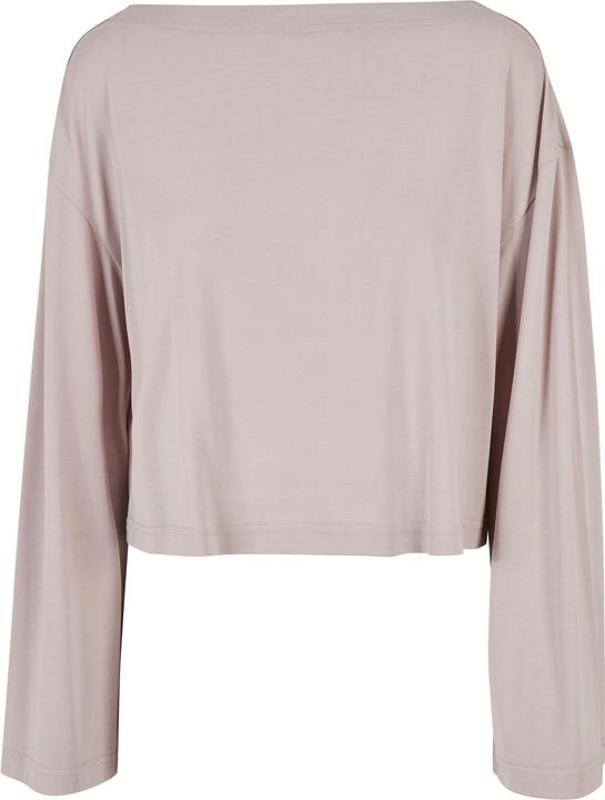 Actual product image Urban Classics Ladies Short Modal Bateau Neckline Longsleeve (XS)