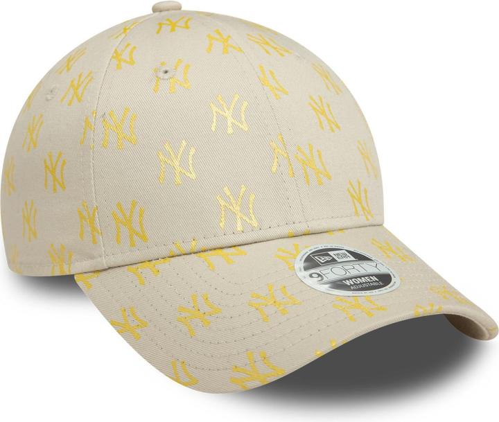 Actual product image New Era 9Forty Femme Cap - METALLIC New York Yankees beige