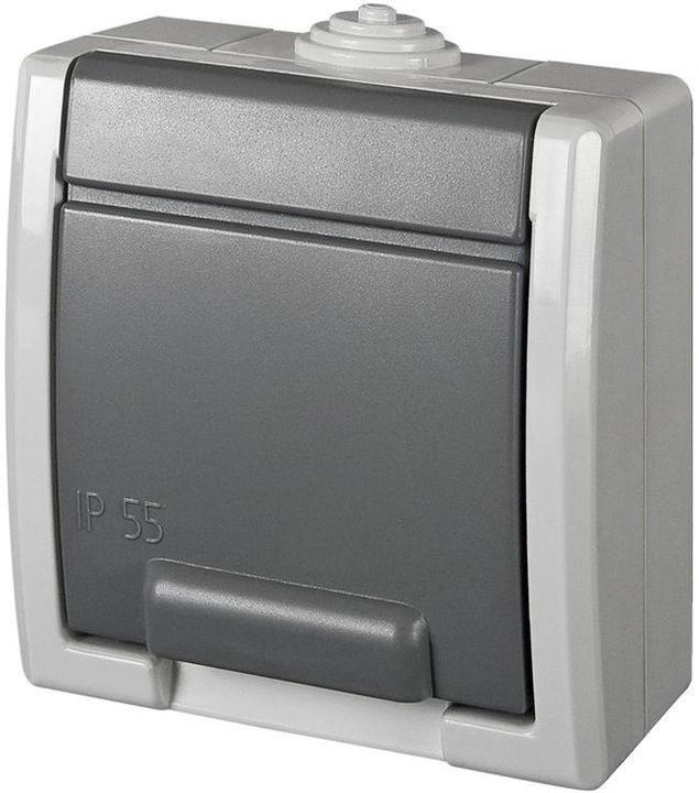 Produktbild Elektro-Plast PLUG SOCKET AQUANT 1244-10 GREY