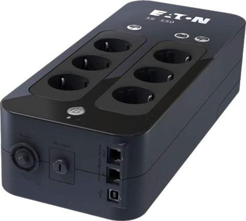Produktbild Eaton 3S 550 DIN 3xSchuko + 3xSchuko surge only (550 VA, 330 W, Standby USV)