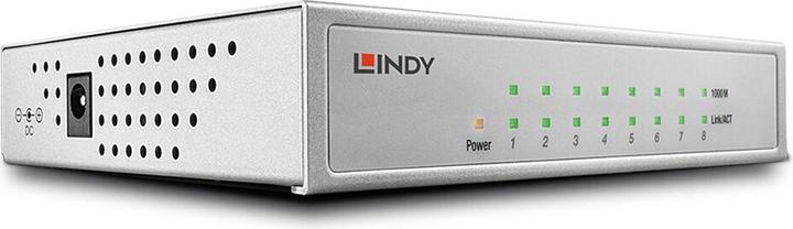 Actual product image Lindy 8 Port GIGABIT Switch (8 Ports)