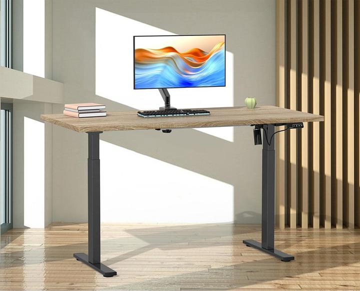 Actual product image VCM Desk adjustable Lona 140x50 sw (140 x 50 x 120 cm)