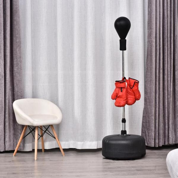 Immagine prodotto Homcom Set di palloni da boxe con guantoni da boxe (48 cm, 4 kg)
