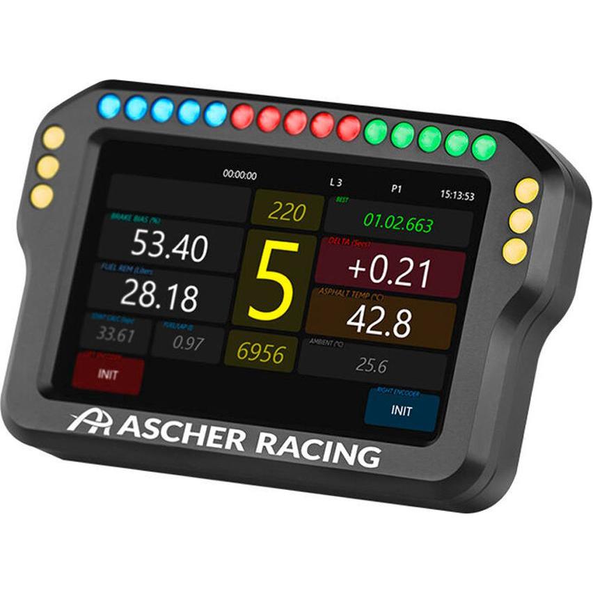 Ascher Racing Dashboard 5" (PC), Controller gaming, Nero