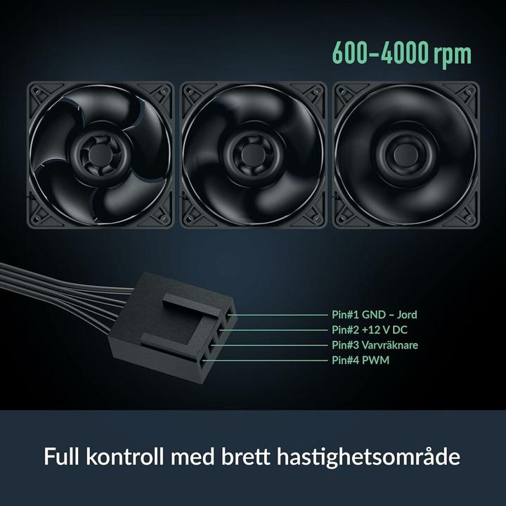 Image du produit Arctic S12038-4K Pack de 3 (120 mm, 3x)