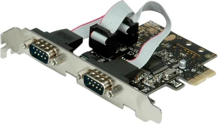 Actual product image Value PCI Express card, serial RS232, D-Sub 9, 2 ports