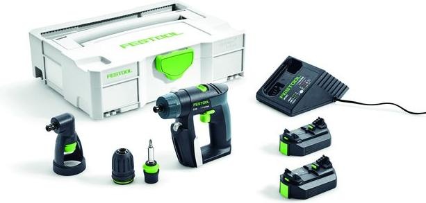 Actual product image Festool Cordless drill driver CXS 2.6 set (Rechargeable battery operated)