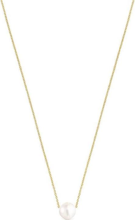 Produktbild Tous Elegant gold-plated necklace with pearl gloss 111232560