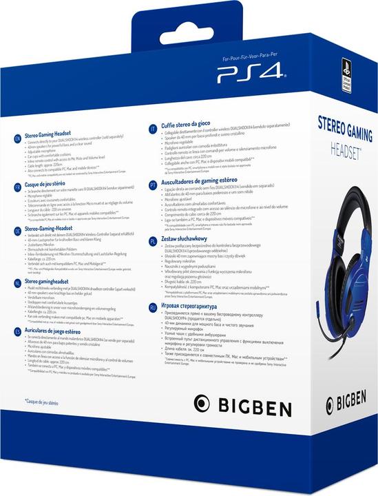 Image du produit Bigben Casque d'écoute stéréo V3 (Filaire)