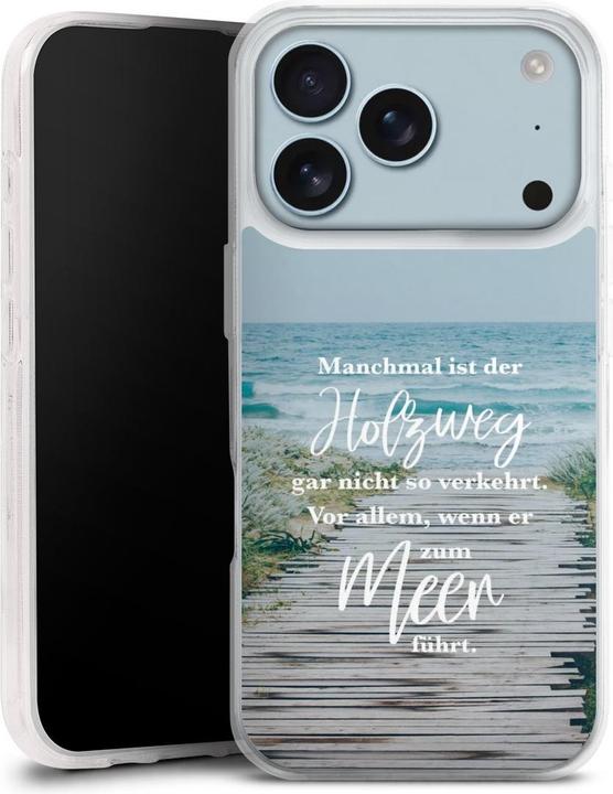 Actual product image DeinDesign Silikon Hülle für Apple iPhone 17 Pro Handyhülle Case Smartphone Schutzhülle Spruch Statement (Apple iPhone 17 Pro)