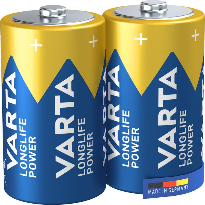 Produktbild Varta LONGLIFE Power (2 Stk., D, 16500 mAh)