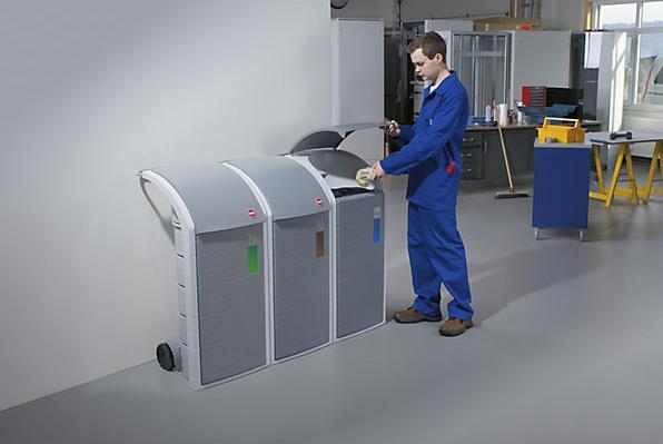 Produktbild Hailo ProfiLine WSB Design XXXL, Wertstoffsammler, 120 ltr, Grau (120 l)