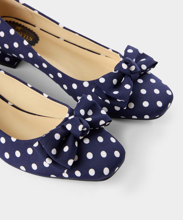 Image du produit Joe Browns Polka Dot Fabric Round Toe Flat Shoes (37)