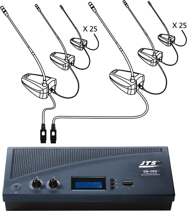 Produktbild JTS CS-1CU Steuerpult für Konferen