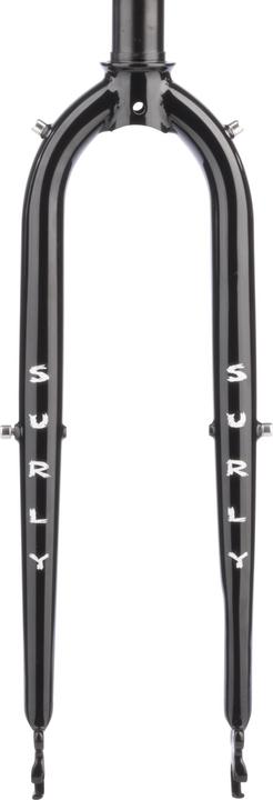 Actual product image Surly Preamble Steel Fork, 650B, 28.6-30, 47mm, 380mm, 100x9mm QR, IS Disc, black