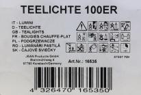 Image du produit FT 100Bougie à chauffe-plat blanc