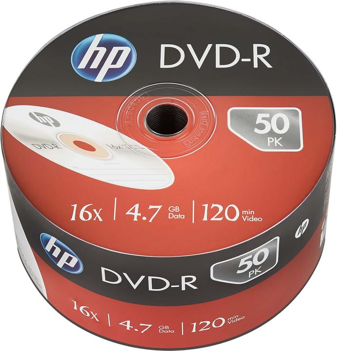 HP DVD-R 4.7GB/120Min/16x Bulk Pack (50 Disc) (50 x)