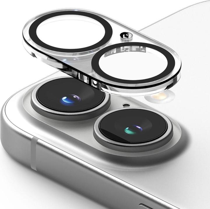 Actual product image Screenguard Camera Protector Apple iPhone 16 camera armoured glass (1 pcs., Apple iPhone 16)