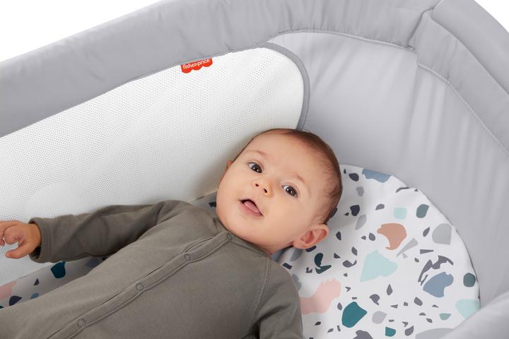 Actual product image Mattel 3-in-1 Foldable Bassinet Crib