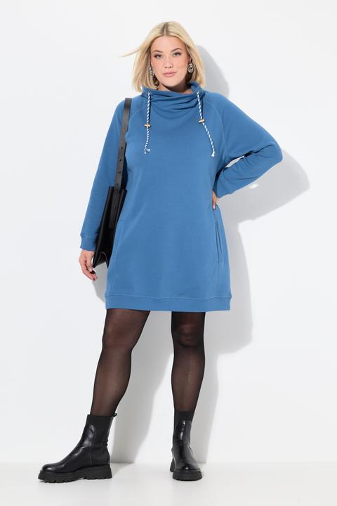 Produktbild Ulla Popken Sweatkleid, Stehkragen, Langarm, Taschen (50, 52)