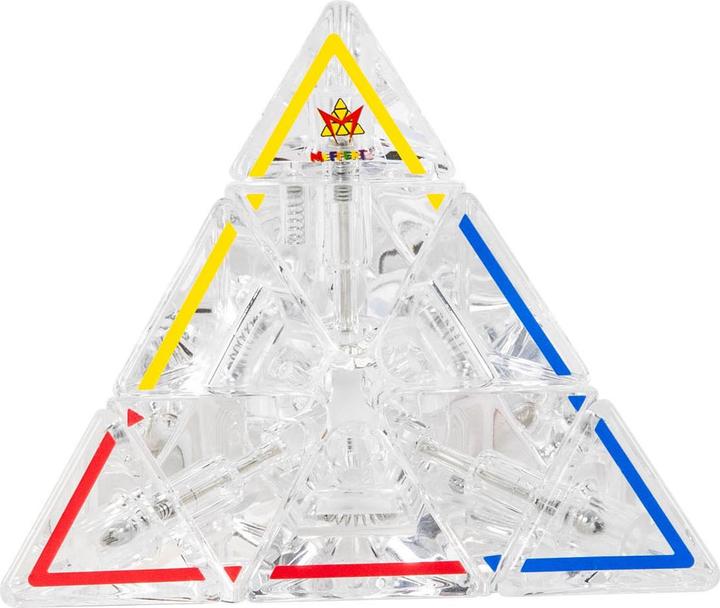 Immagine prodotto Recent Toys Crystal Pyraminx, d/f da 14 anni, 1 giocatore, puzzle rotante, allenatore di logica (Francese, Tedesco, 1 Giocatori)
