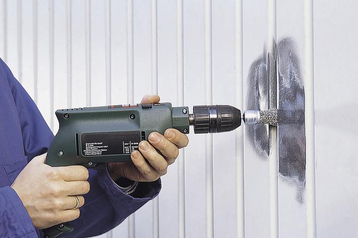 Produktbild wolfcraft 1 Stahldraht-Pinselbürste S=6-kt. ø25mm