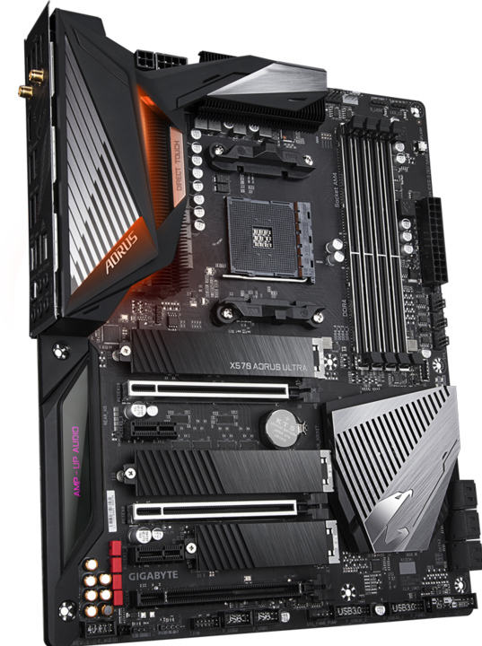 Actual product image Gigabyte X570 Aorus Ultra (AM4, AMD X570, ATX)