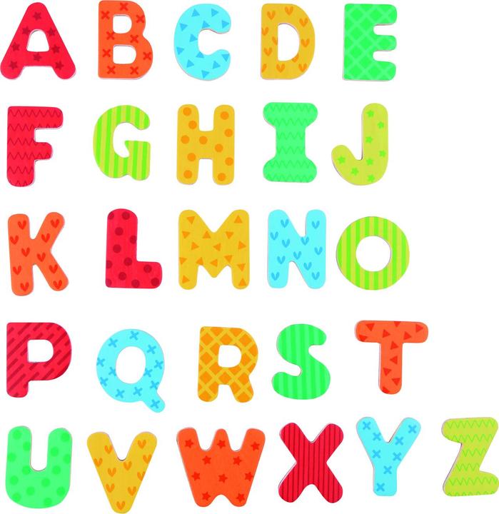 Actual product image Spielba Buchstaben magnetisch 60 Stk.