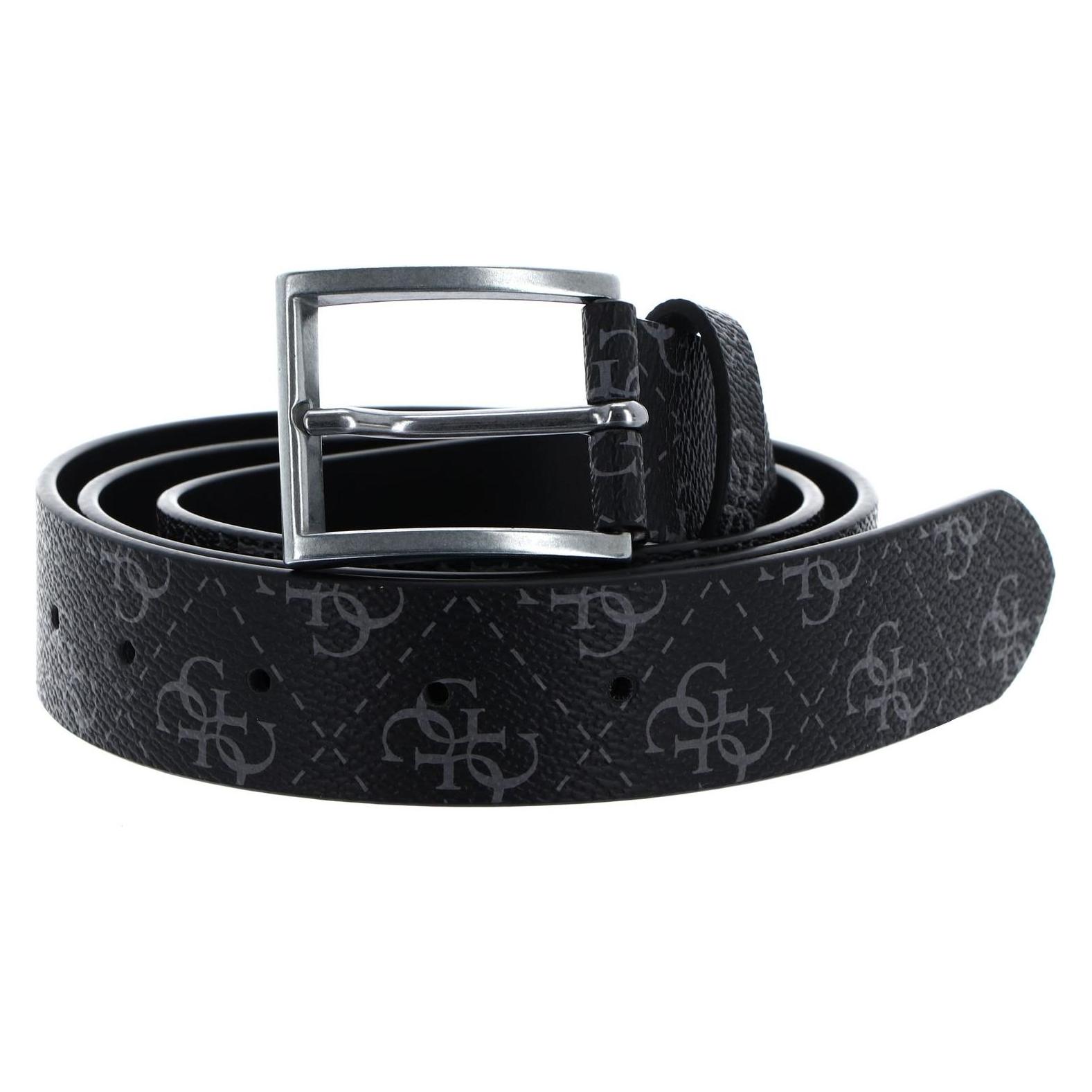 Guess, Herren, Gürtel, Vezzola Adjustable Belt, Schwarz, (95)