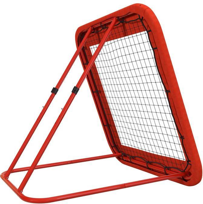Actual product image Swisshandel24 Rebounder für Fussball, klappbar Fussball Rebounder mit Schutzrand, Heringe