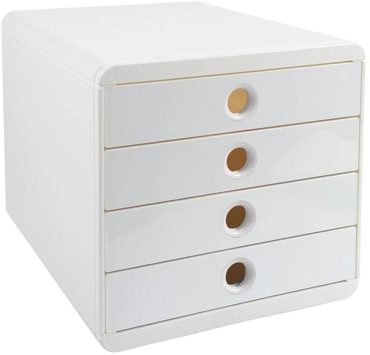 Actual product image Exacompta Schubladenbox Pop Box, 4 Schubladen, AutentiK (A4)