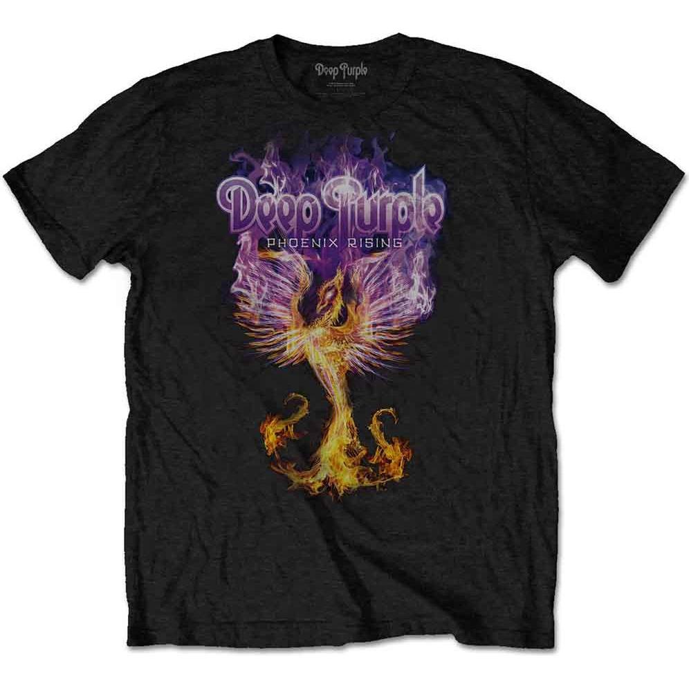 Deep Purple, Donne, Maglietta, Phoenix Rising, Nero, (L)