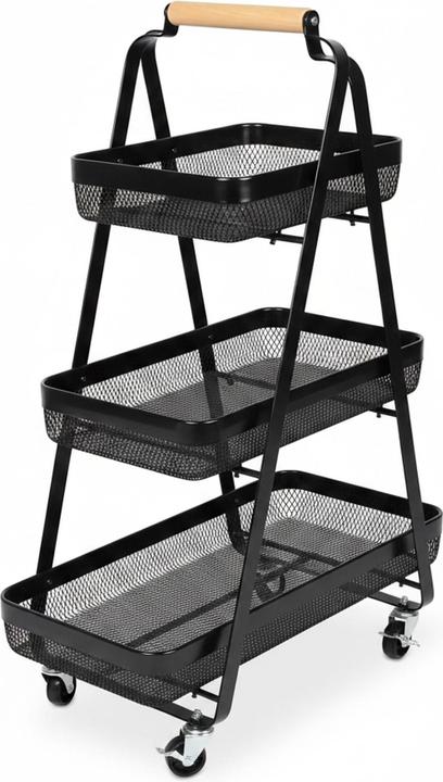 Actual product image Relaxdays Rollwagen 3 Ebenen