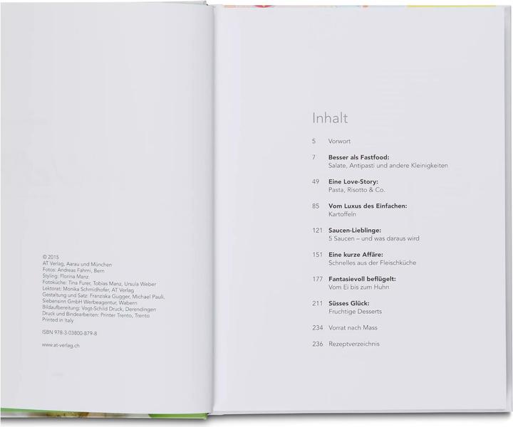 Image du produit Simplement Wildeisen - Cuisiner avec une poignée d'ingrédients (Allemand, Annemarie Wild Iron, Andreas Fahrni)