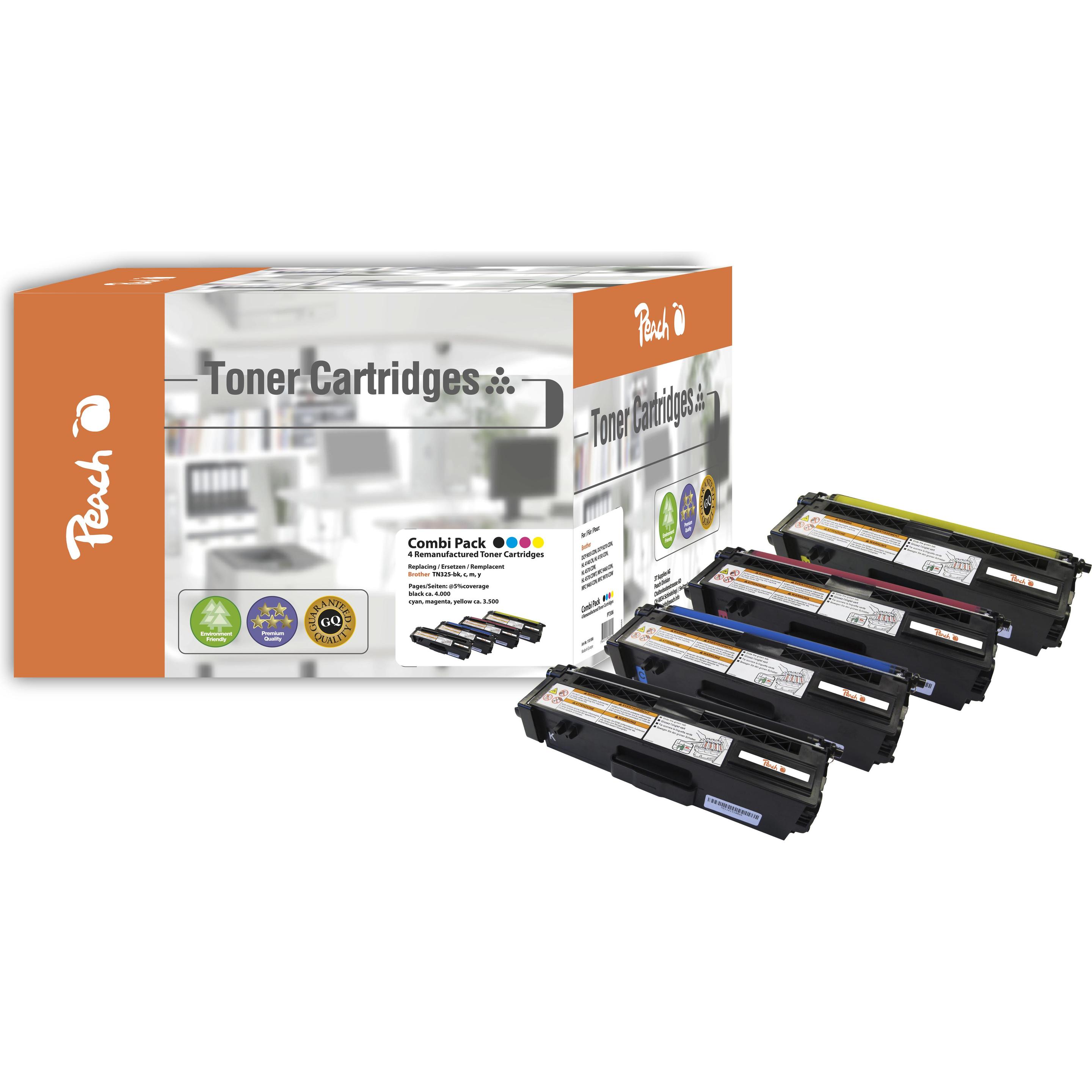 Peach, Toner, Tn-325 (M, C, Y, BK)