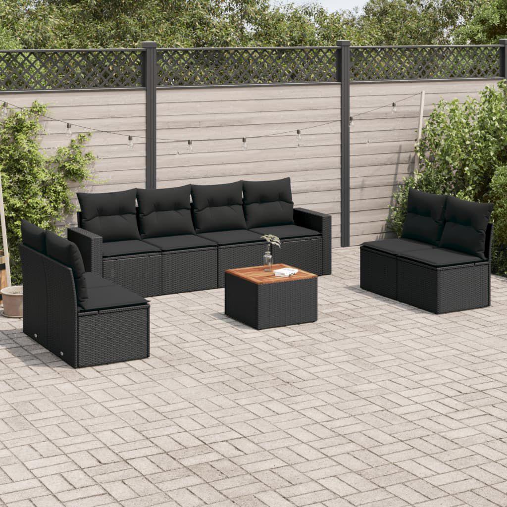 Thumbnail - VidaXL, Gartenlounge, 10-tlg. Garten-Lounge-Set mit Kissen