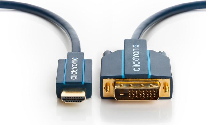 Produktbild clicktronic HDMI (Typ A) — DVI (3 m, DVI, HDMI, 2.0)