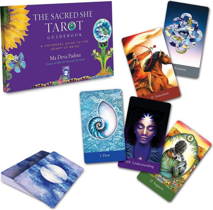 Produktbild The Sacred She Tarot Deck and Guidebook (Englisch, Ma Deva Padma, 2023)