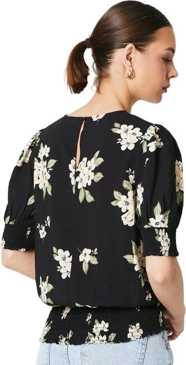 Actual product image Dorothy Perkins Womens/Ladies Floral Shirred Hem Blouse (40)